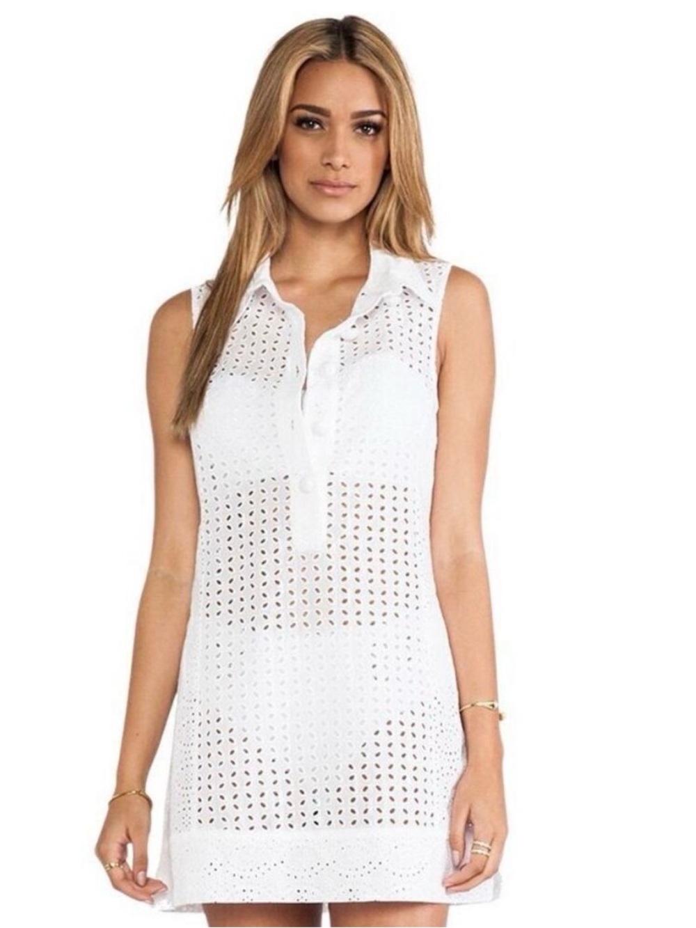 Nanette LePore Eyelet Cover Up